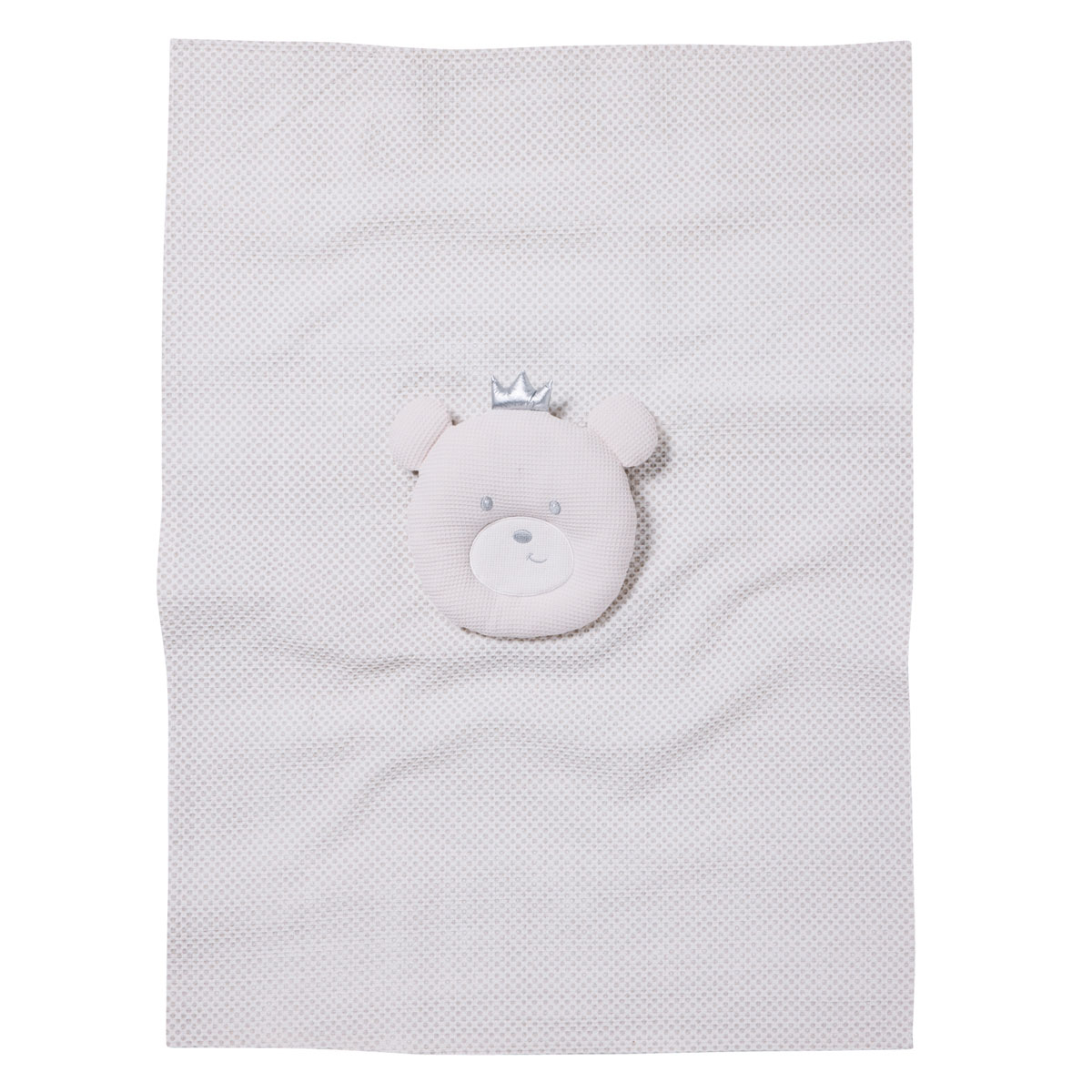 Κουβέρτα Πικέ Αγκαλιάς (75X100) + Λούτρινο Das Home Baby 4958 Grey Βρεφικά Προίκα Μωρού Κουβέρτες Βρεφικές Καλοκαιρινές Spitishop
