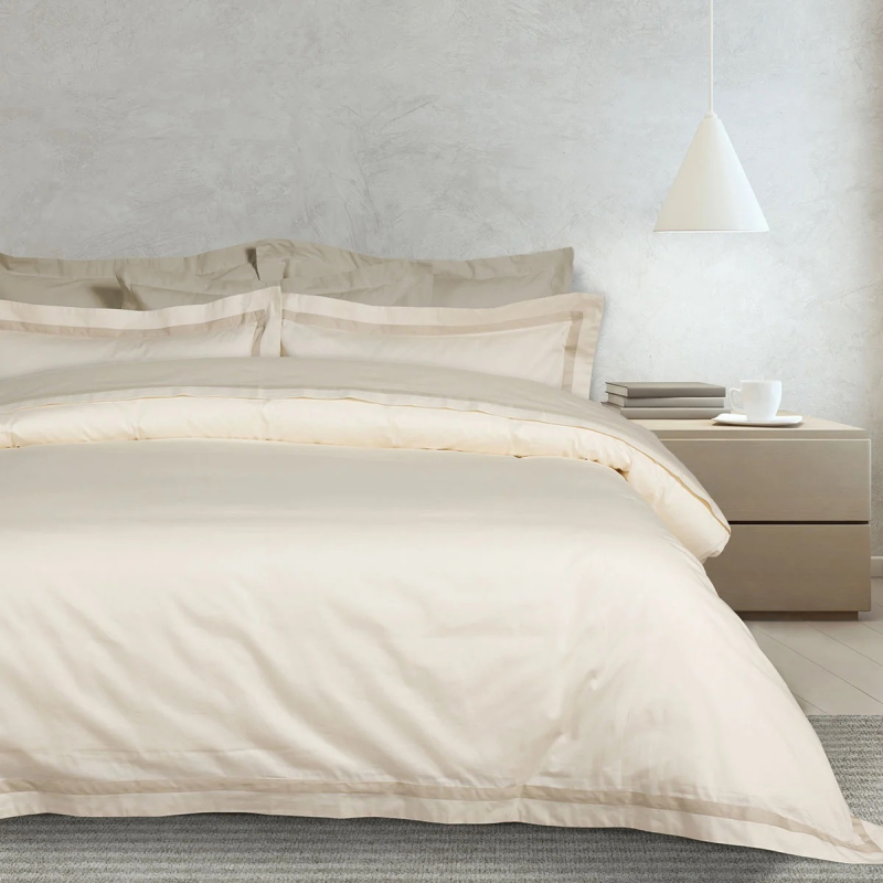 Σεντόνια Υπέρδιπλα (Σετ) Das Home Executive 1699 Ivory