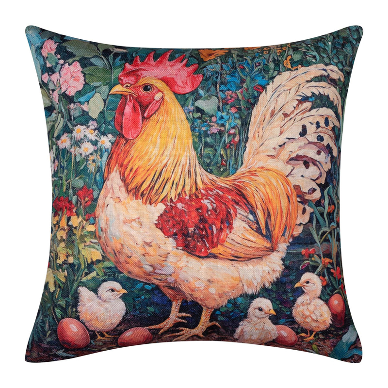 Πασχαλινή Μαξιλαροθήκη (45x45) Silk Fashion easter2025-5