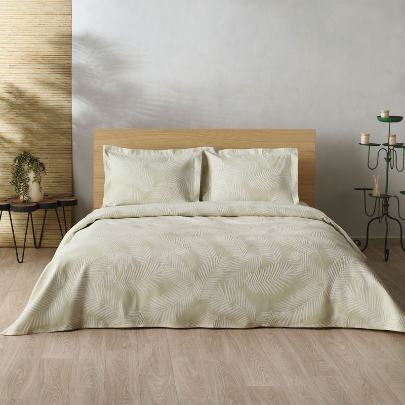 Κουβερτόριο King Size (260x260) Kentia Serenity Odyssy 12 Beige