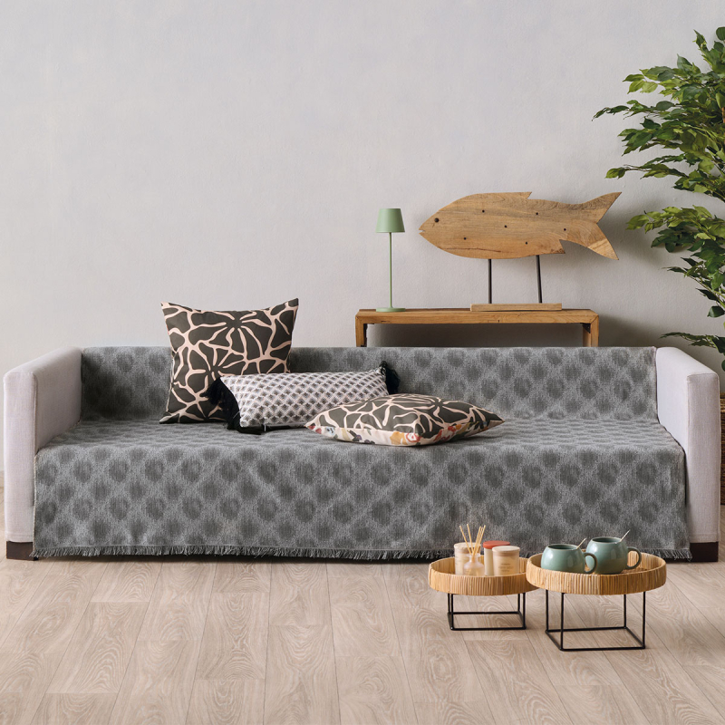 Ριχτάρι Καναπέ Διθέσιου (180x240) Kentia Loft Harvest 22 Grey