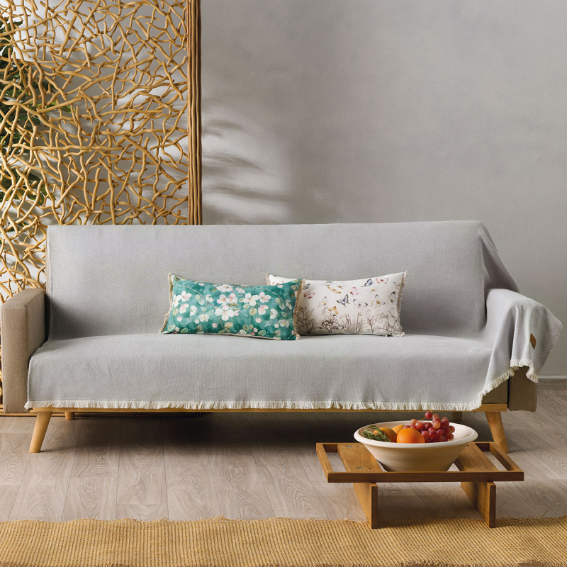 Ριχτάρι Καναπέ Διθέσιου (180x240) Kentia Loft Baron 12 Light Grey