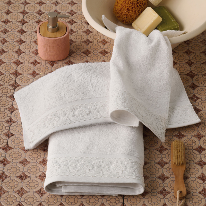 Πετσέτες Μπάνιου (Σετ 3τμχ) Kentia Stylish Paulina 450gsm