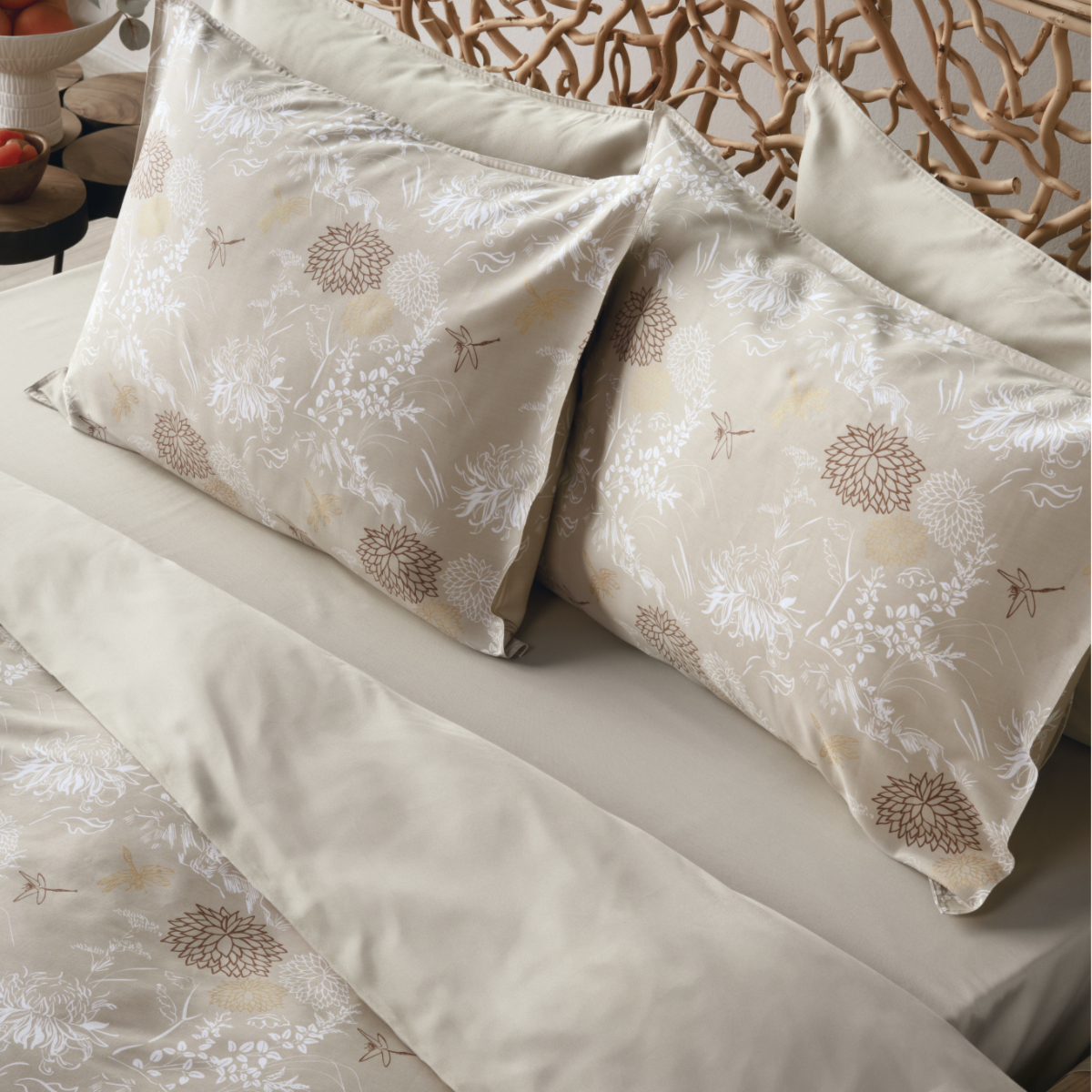 Σεντόνια King Size (Σετ) Kentia Stylish Mosco 26 Beige φωτογραφία