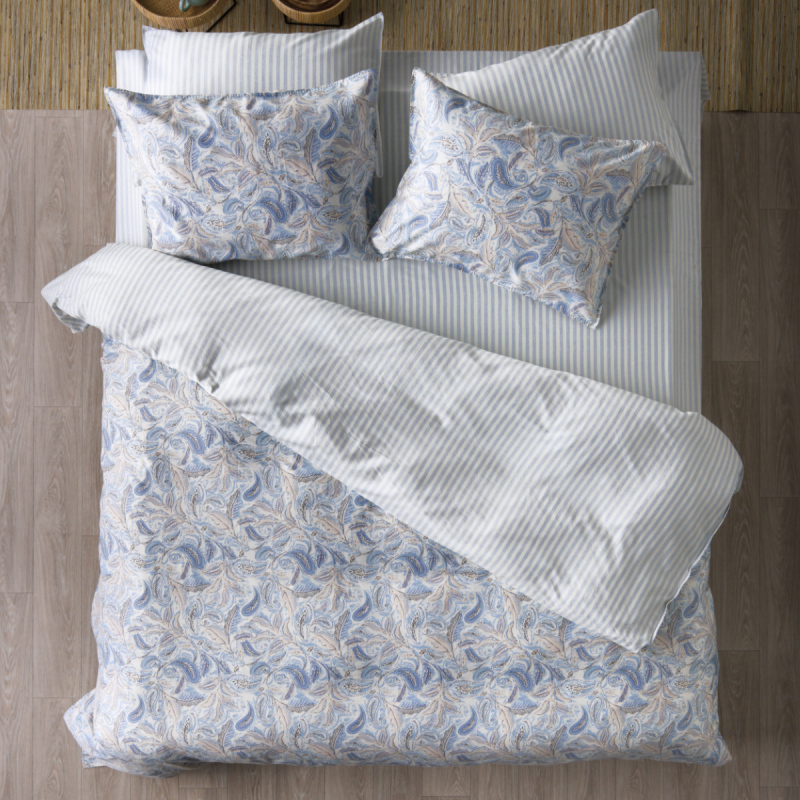 Σεντόνια King Size (Σετ) Kentia Stylish Saige 01 Blue