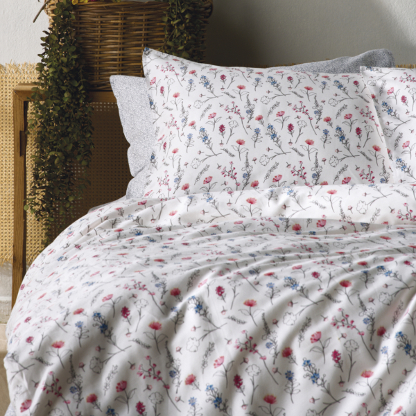 Σεντόνια King Size (Σετ) Kentia Stylish Erbe 01 Blue