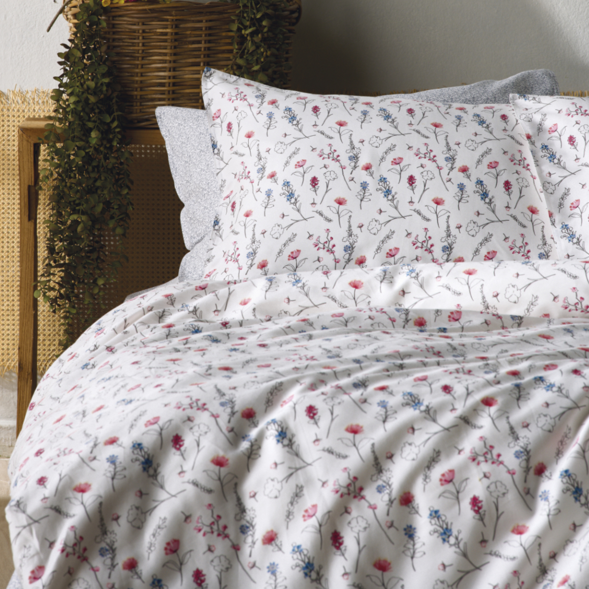 Σεντόνια King Size (Σετ) Kentia Stylish Erbe 01 Blue φωτογραφία