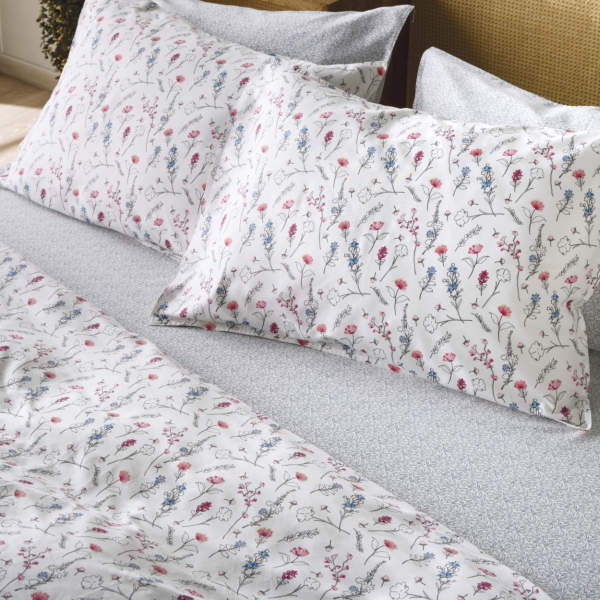 Σεντόνια King Size (Σετ) Kentia Stylish Erbe 01 Blue