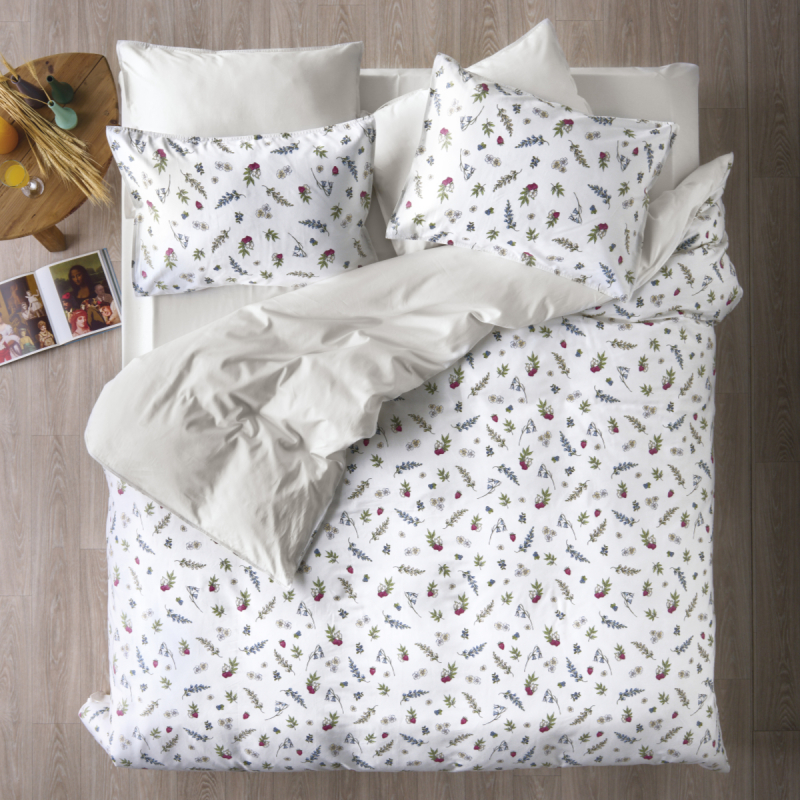 Σεντόνια King Size (Σετ) Kentia Stylish Frutilla 12 Ecru