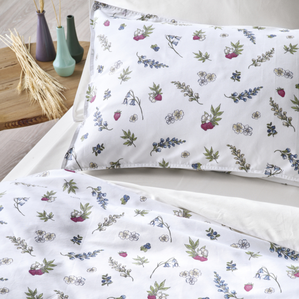 Σεντόνια King Size (Σετ) Kentia Stylish Frutilla 12 Ecru