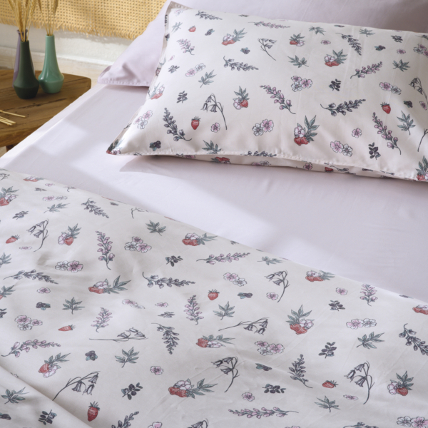 Κουβερλί Υπέρδιπλο (230x250) 2 Όψεων Kentia Stylish Frutilla 14 Pink