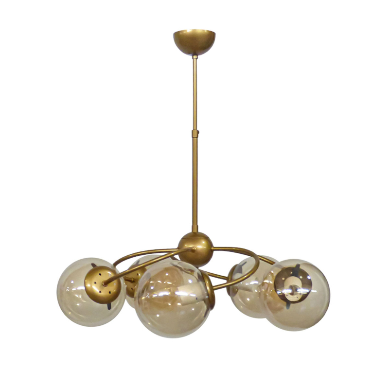 Φωτιστικό Οροφής Πολύφωτο Heronia 01-0312 Gold