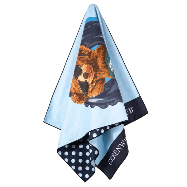 Παιδική Πετσέτα Θαλάσσης Microfiber (70x140) 2 Όψεων Greenwich Polo Club Junior 4043