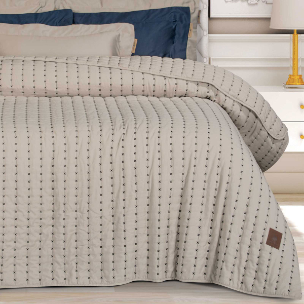 Κουβερλί Υπέρδιπλο (230x250) Greenwich Polo Club 3493 Taupe