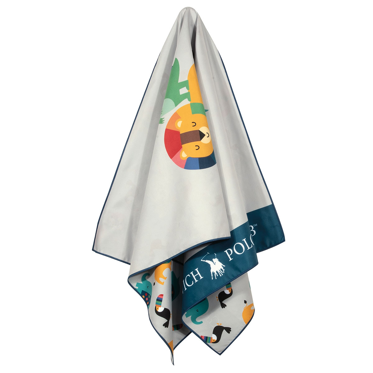 Παιδική Πετσέτα Θαλάσσης Microfiber 2 Όψεων (70X140) Greenwich Polo Club Junior 4079 Home Πετσέτες Παιδικές Spitishop