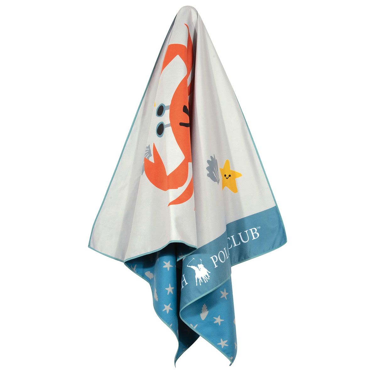 Παιδική Πετσέτα Θαλάσσης Microfiber 2 Όψεων (70X140) Greenwich Polo Club Junior 4080 Home Πετσέτες Παιδικές Spitishop