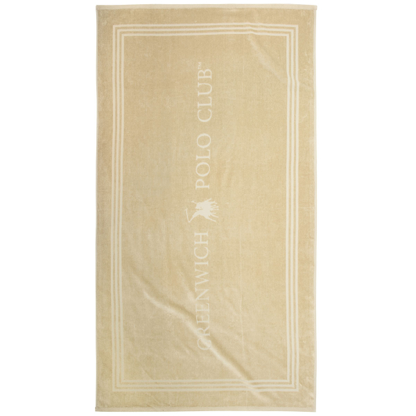 Πετσέτα Θαλάσσης (90x170) Greenwich Polo Club Beach 4062 Ivory