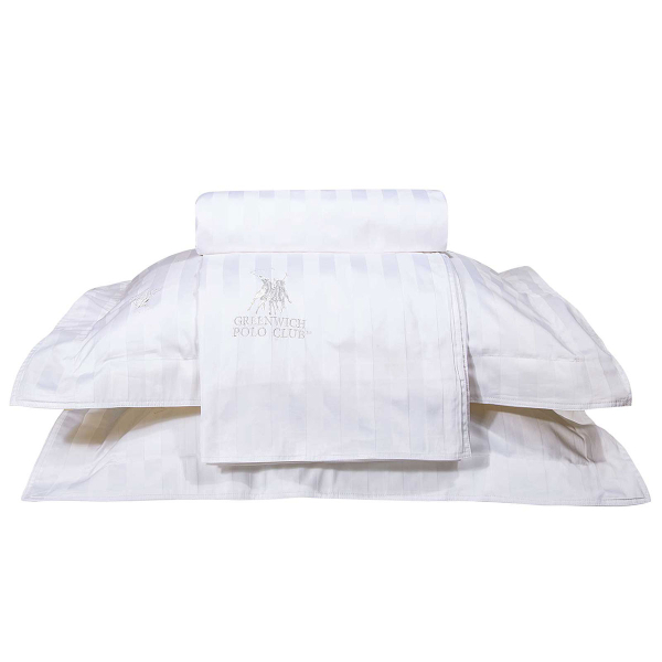 Παπλωματοθήκη Υπέρδιπλη (Σετ 220x240) Greenwich Polo Club Classic 2271 White