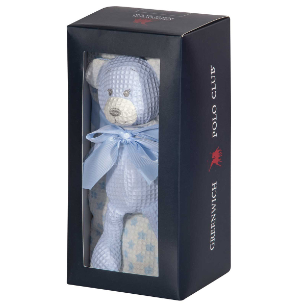 Κουβέρτα Πικέ Αγκαλιάς (75x100) + Λούτρινο Greenwich Polo Club Baby 8856