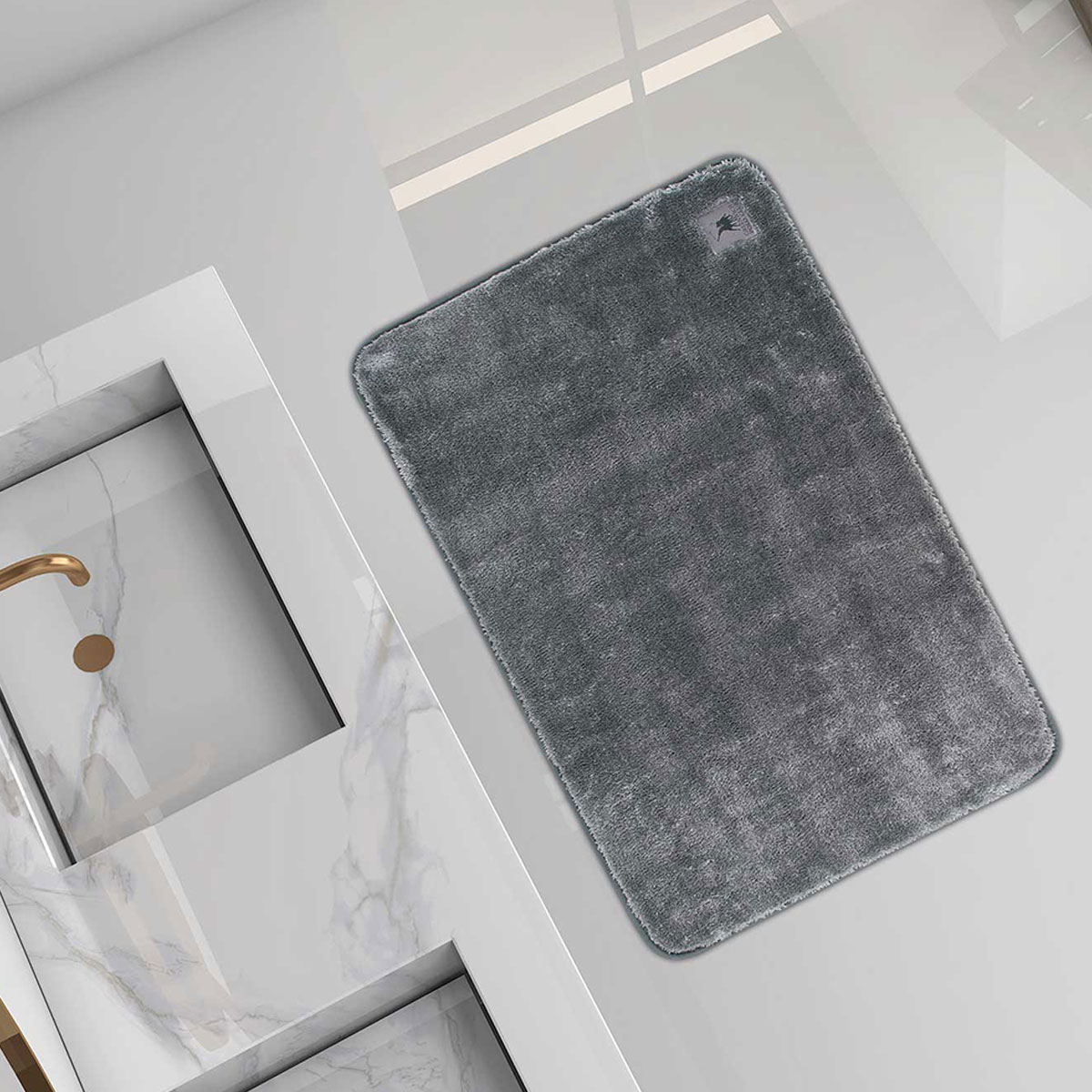 Πατάκι Μπάνιου (60X90) Greenwich Polo Club 3118 Grey Home Μπάνιο Πατάκια Spitishop