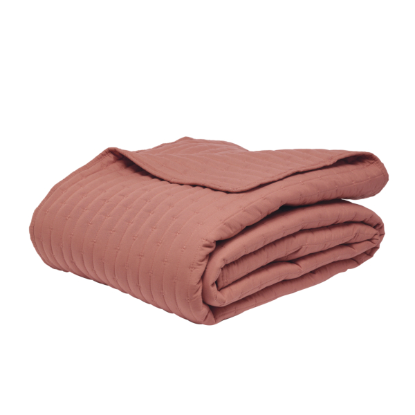 Κουβερλί King Size (Σετ 260x240) Kentia Loft Mason 06 Terracotta