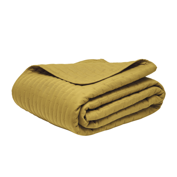 Κουβερλί King Size (Σετ 260x240) Kentia Loft Mason 11 Ochre