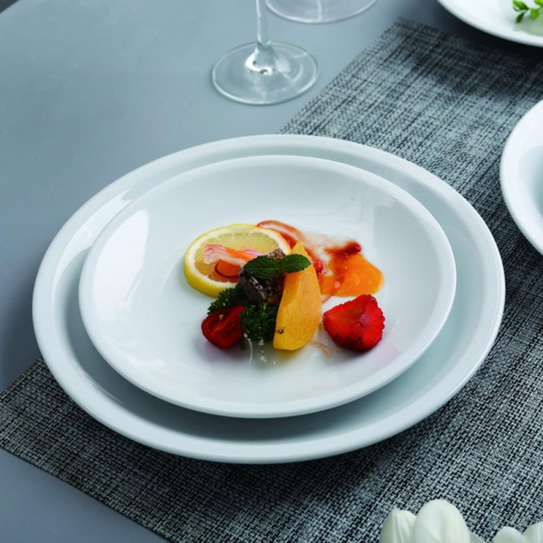 Πιάτο Φρούτου (Φ18.4) Oriana Ferelli Slim Rim Λευκό