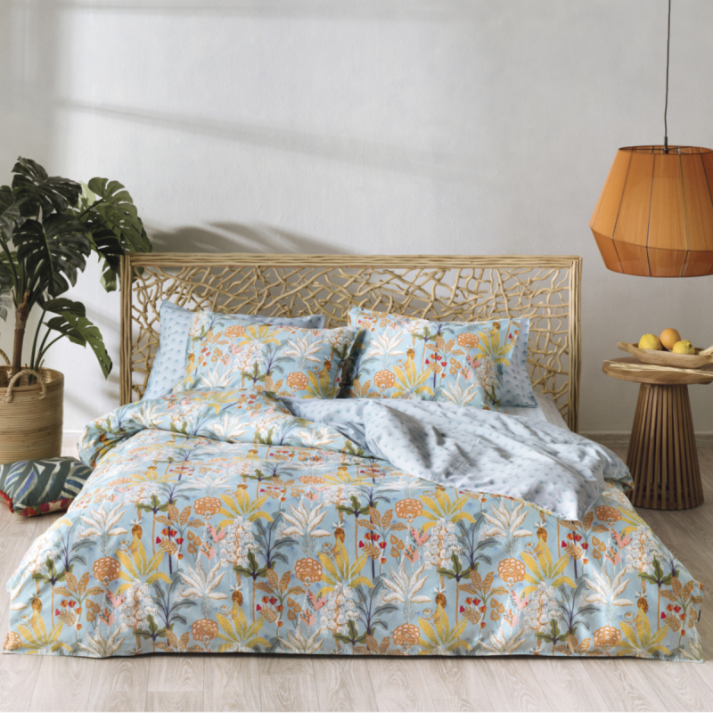 Σεντόνια Υπέρδιπλα (Σετ) Kentia Stylish Zuba 19 Blue