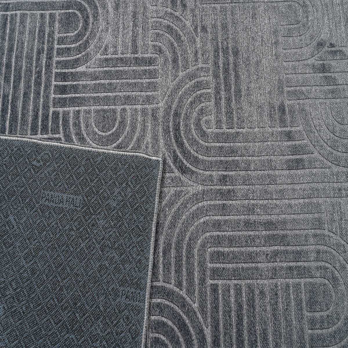 Χαλί Διαδρόμου (80X150) Polcarpet Sina Dark Grey Home Χαλιά Διάδρομοι Spitishop