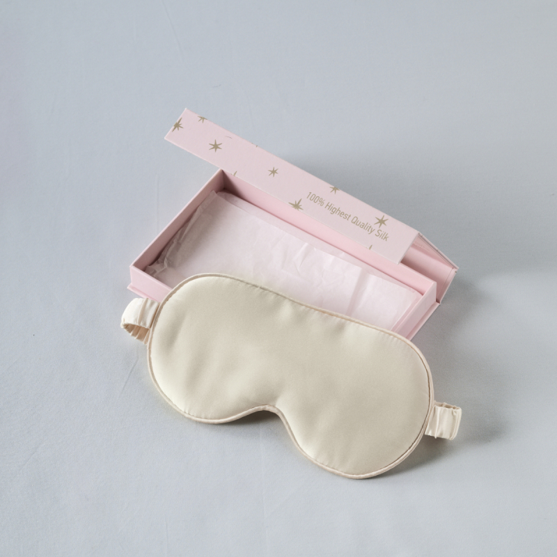 Μεταξωτή Μάσκα Ύπνου (20x9) Kentia Stylish Silk Z12 Ecru