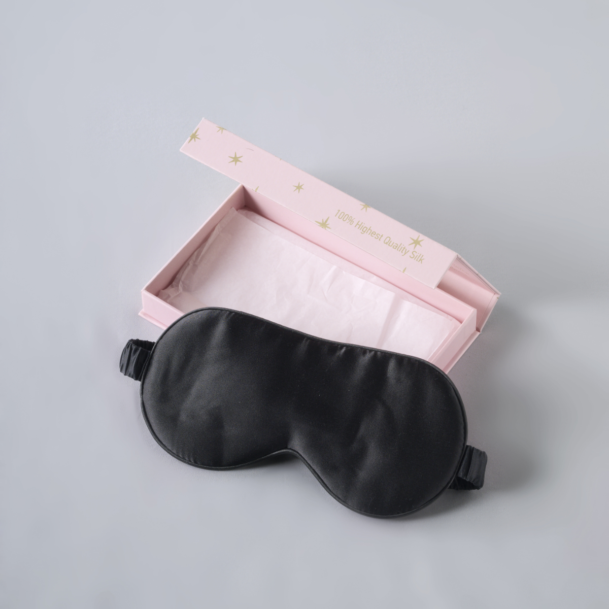 Kentia Μεταξωτή Μάσκα Ύπνου (20x9) Kentia Stylish Silk Z30 Black