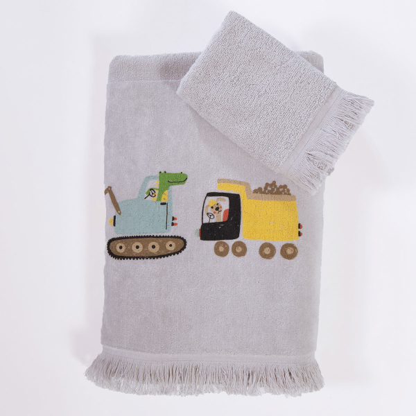 Παιδικές Πετσέτες (Σετ 2τμχ) Nef-Nef Homeware Fun At Work 420gsm