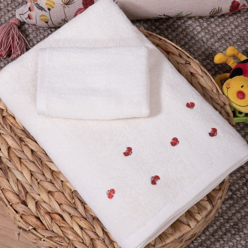 Βρεφικές Πετσέτες (Σετ 2τμχ) Nef-Nef Homeware Ladybug 420gsm