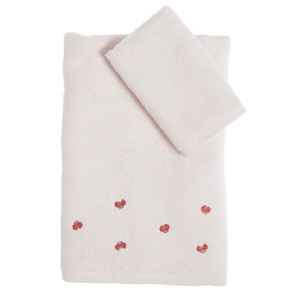 Βρεφικές Πετσέτες (Σετ 2τμχ) Nef-Nef Homeware Ladybug 420gsm