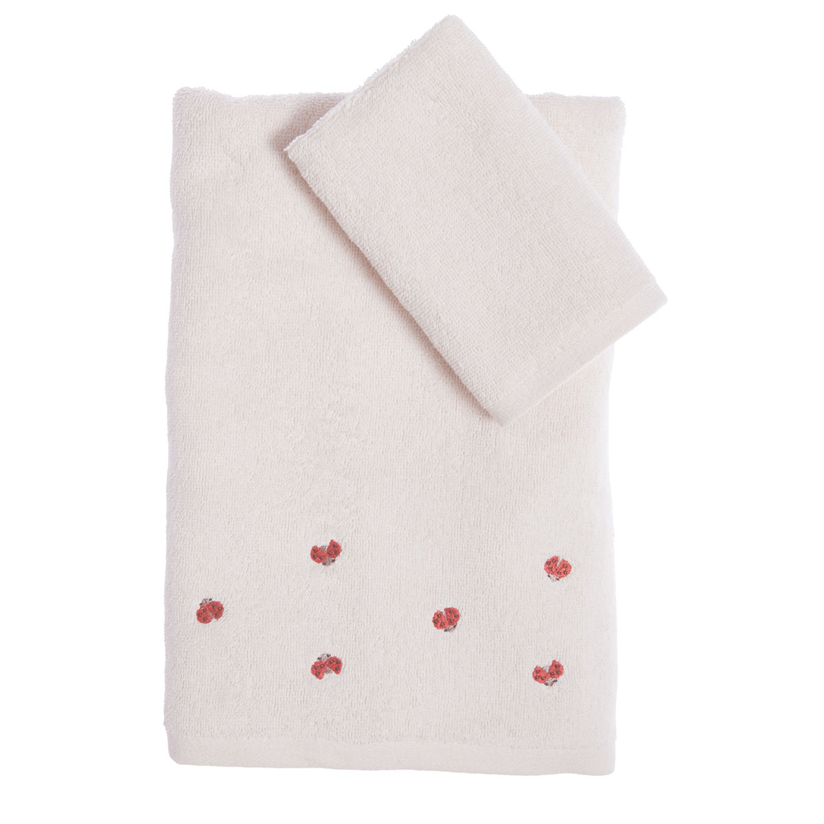 Παιδικές Πετσέτες (Σετ 2Τμχ) Nef-Nef Homeware Ladybug 420Gsm Home Βρεφικά Προίκα Μωρού - Βρεφικές Spitishop