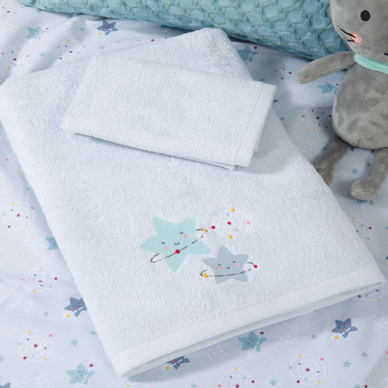 Βρεφικές Πετσέτες (Σετ 2τμχ) Nef-Nef Homeware Explore The Universe 420gsm
