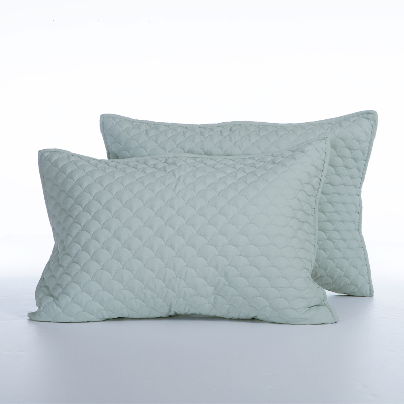 Ζεύγος Μαξιλαροθήκες Καπιτονέ (52x72) Nef-Nef Homeware Scofield Blue