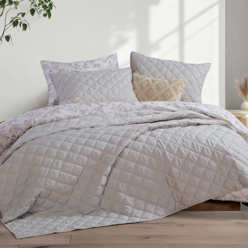 Κουβερλί Μονό (180x240) Nef-Nef Homeware Olga Grey