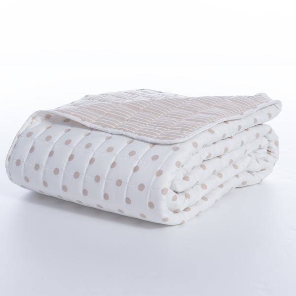 Κουβερλί Υπέρδιπλο (230x240) 2 Όψεων Nef-Nef Homeware Smart Donter Beige