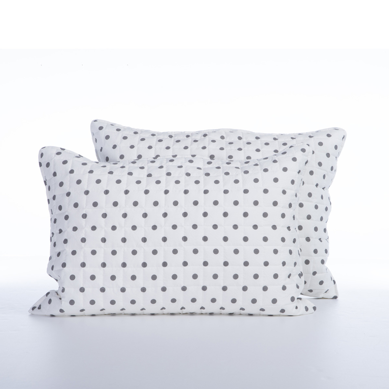 Ζεύγος Μαξιλαροθήκες Καπιτονέ (52x72) Nef-Nef Homeware Smart Donter Grey