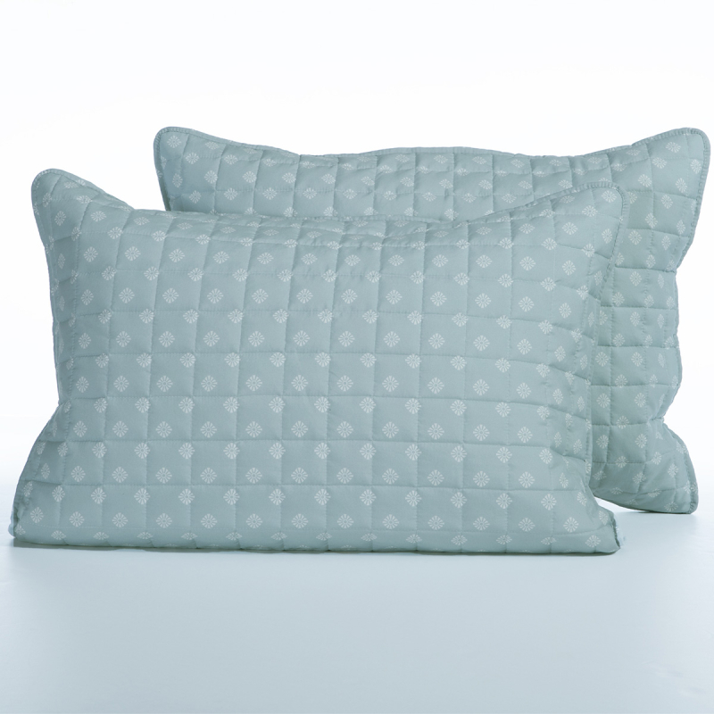 Ζεύγος Μαξιλαροθήκες Καπιτονέ (52x72) Nef-Nef Homeware Smart Keylan Blue