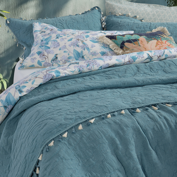 Κουβερλί Υπέρδιπλο (230x240) Nef-Nef Homeware Blue Feraggio