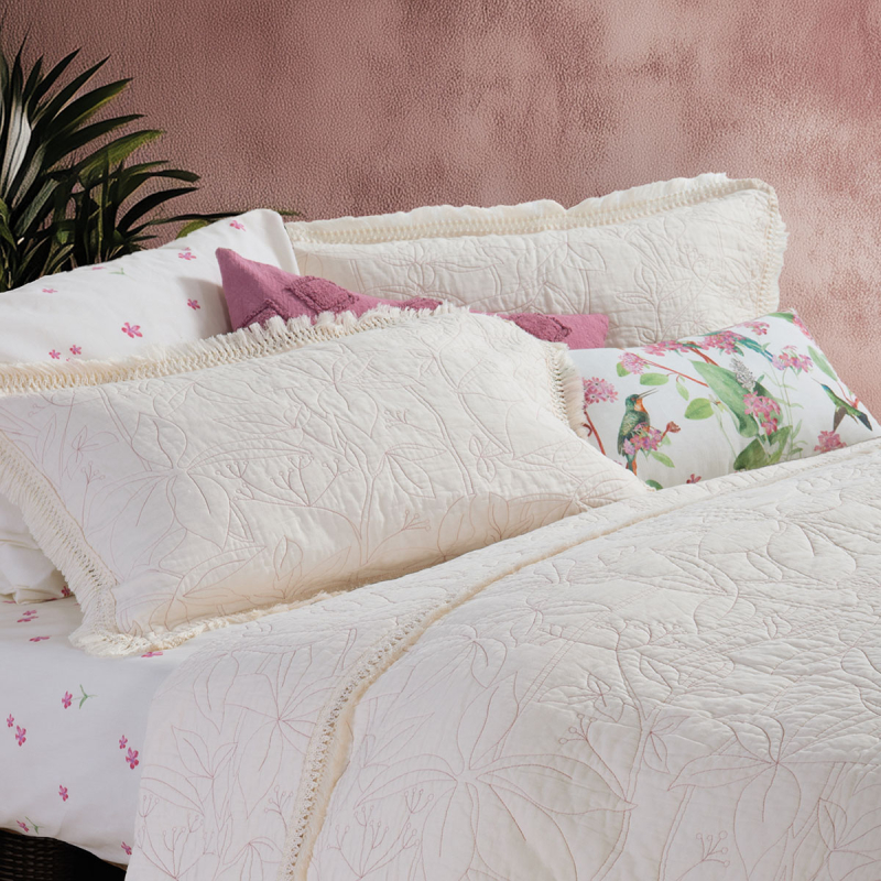 Ζεύγος Μαξιλαροθήκες Καπιτονέ (52x72) Nef-Nef Homeware Jamal