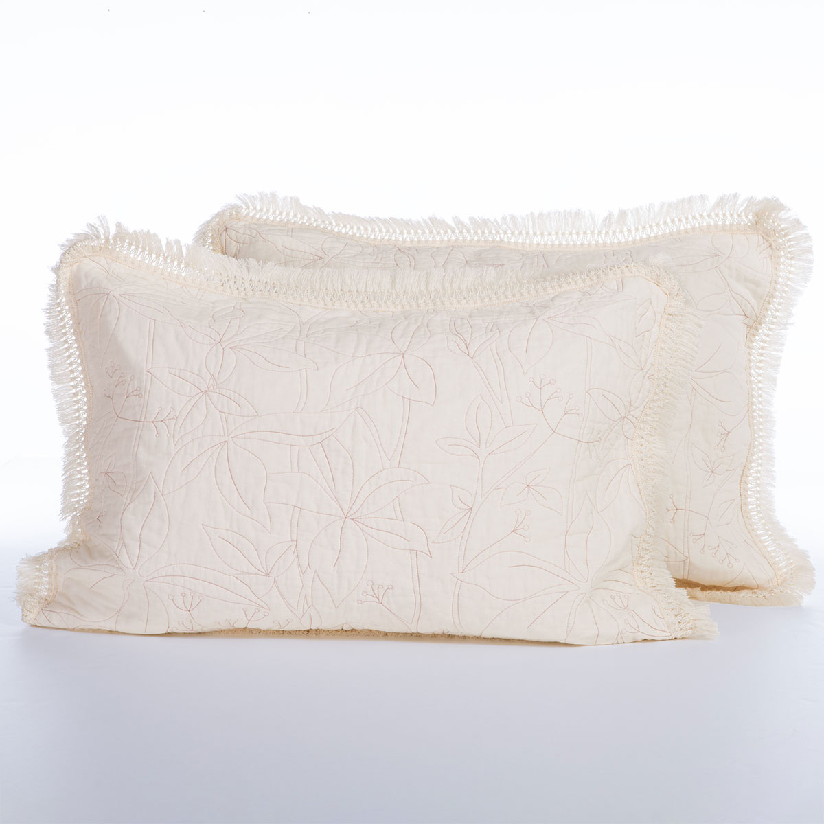 Ζεύγος Μαξιλαροθήκες Καπιτονέ (52X72) Nef-Nef Homeware Jamal Home Λευκά Είδη Κρεβατοκάμαρας Ύπνου Spitishop