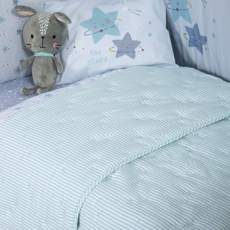 Κουβερλί Λίκνου (80x110) Nef-Nef Homeware Special Aqua