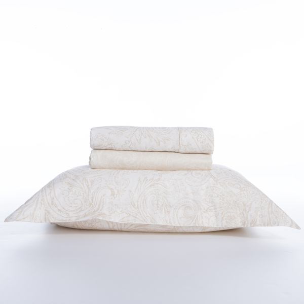 Σεντόνια Υπέρδιπλα (Σετ) Nef-Nef Homeware Premium Lilard Ecru