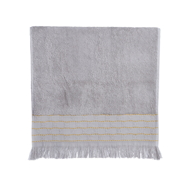 Πετσέτα Σώματος (70x140) Nef-Nef Homeware Quantro Grey 500gsm