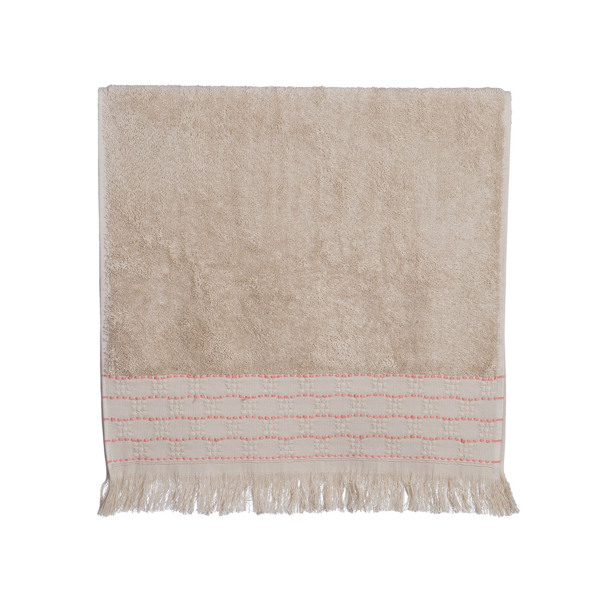 Πετσέτα Σώματος (70X140) Nef-Nef Homeware Quantro Beige 500Gsm Home Λευκά Είδη Μπάνιου Πετσέτες Spitishop