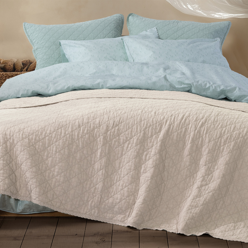 Κουβερλί Υπέρδιπλο (230x240) Nef-Nef Homeware Serenity Bruno Ecru