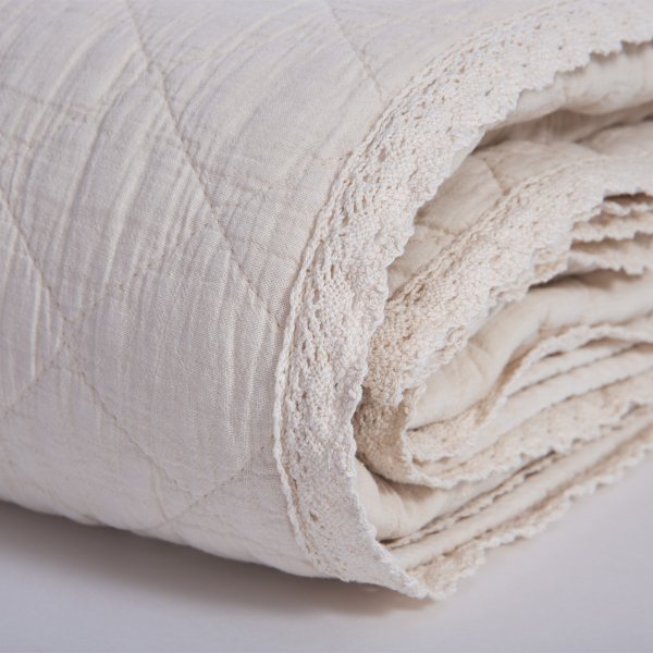 Κουβερλί Υπέρδιπλο (230x240) Nef-Nef Homeware Serenity Bruno Ecru